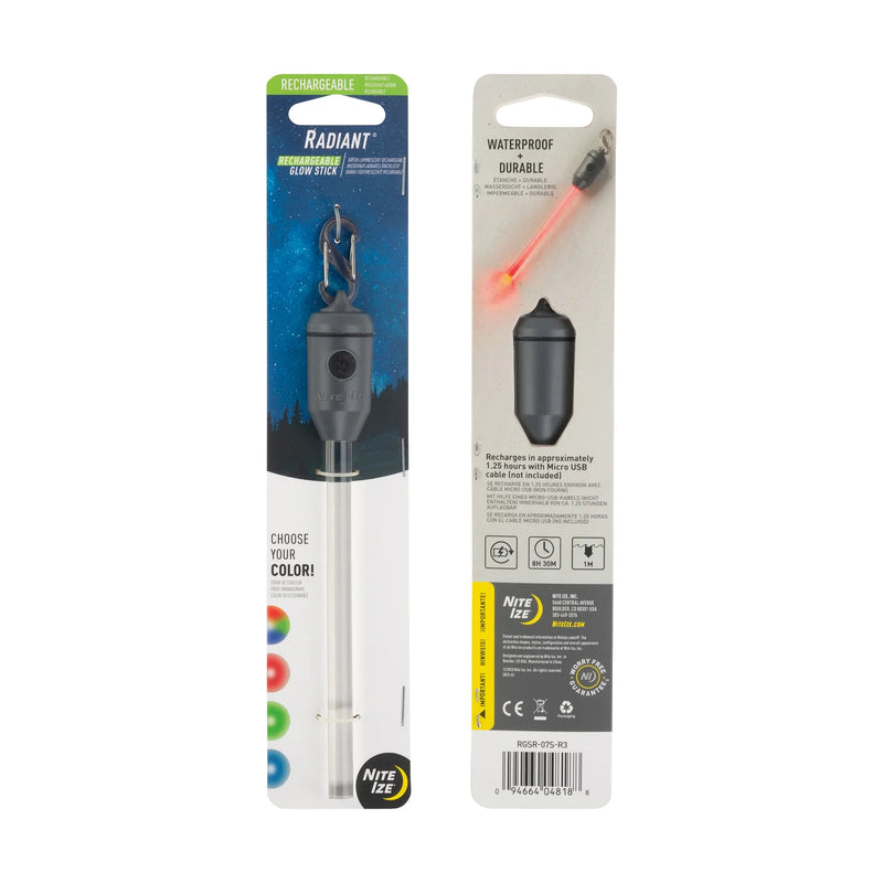 NiteIze Radiant Rechargeable LED Glow Stick-Disc-O