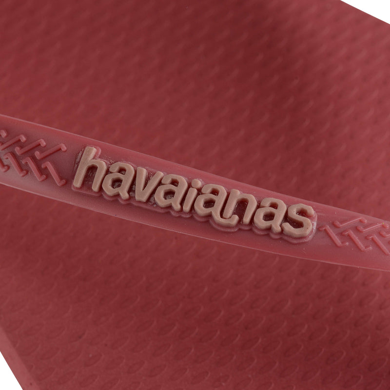 Havaianas Square Logo Pop Up Flip Flops-Pau Brasil