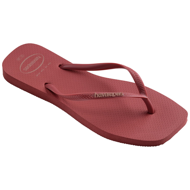 Havaianas Square Logo Pop Up Flip Flops-Pau Brasil