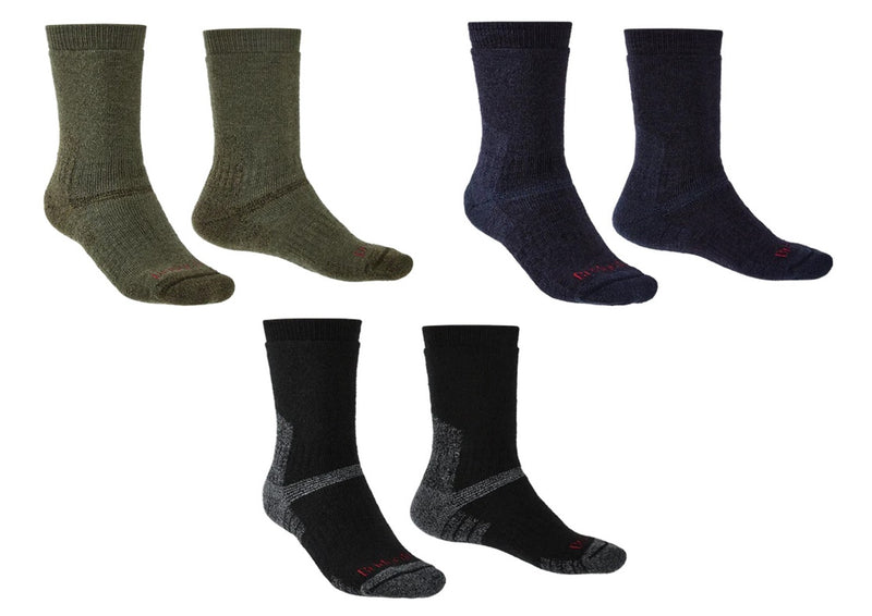 Bridgedale Heavyweight Merino Performance Boot Socks-Assorted Colours
