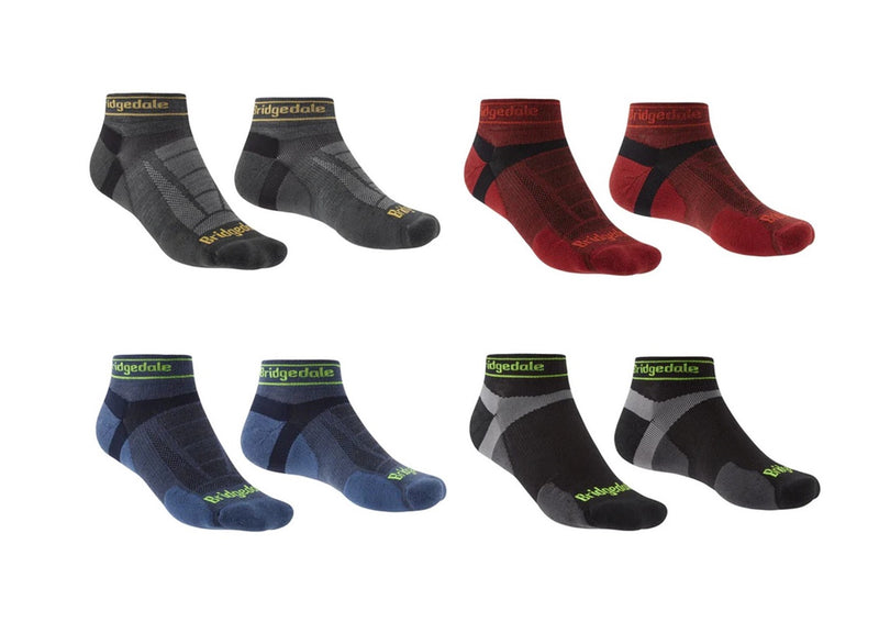 Bridgedale Men's Ultra Light T2 Merino Sport Low Sock-Assorted Colours