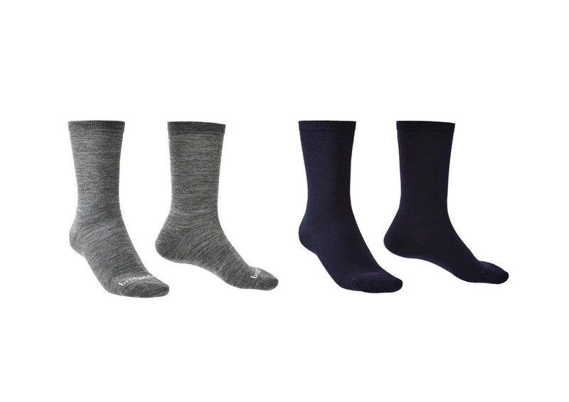 Bridgedale Base Layer Thermal Liner Boot Sock-Assorted Colours