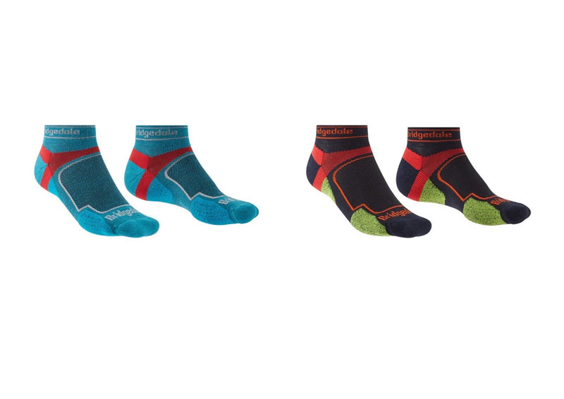 Bridgedale Men's Ultra Light T2 Coolmax Sport Low Sock-Assorted Colours