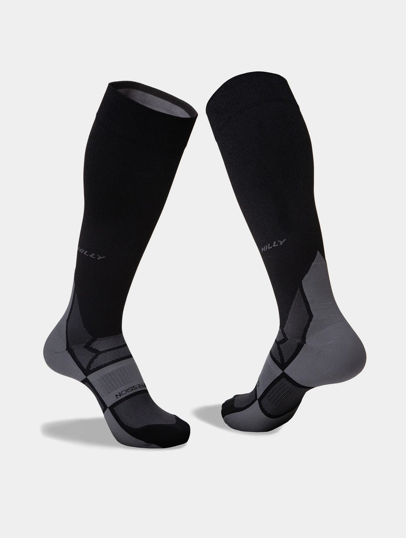 Hilly Pulse Sock Min Socks-Black/Grey