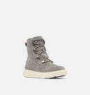 Sorell Women's Sorel Explorer III Joan Waterproof Boots-Quarry, Chalk