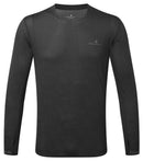Ronhill Men's Tech Reflect Lux L/S Tee-Black/Reflect