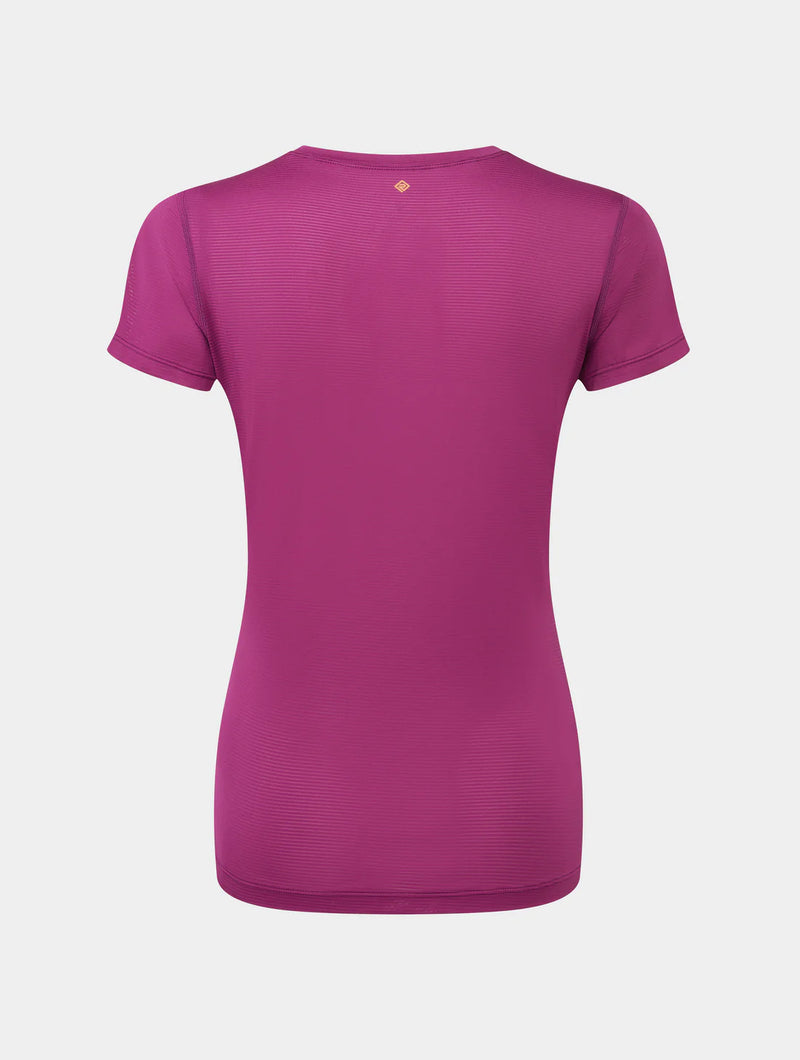 Ronhill Women's Tech S/S Tee-Blackcurrant/Mango