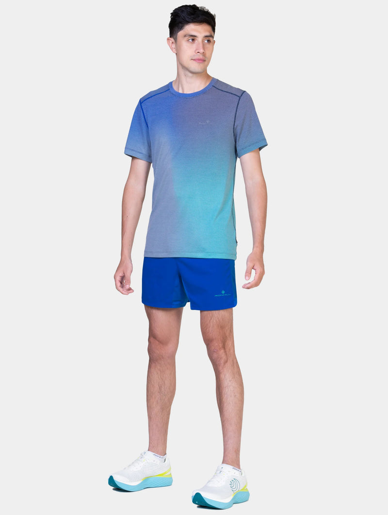 Ronhill Men's Tech 5" Shorts-Seafaring/Deep Laguna