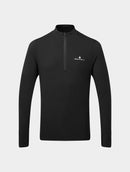 Ronhill Men's Core Thermal 1/2 Zip Top-Black/Bright White
