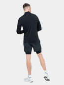 Ronhill Men's Core Thermal 1/2 Zip Top-Black/Bright White