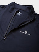 Ronhill Men's Core Thermal 1/2 Zip Top-Black/Bright White
