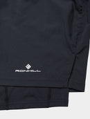Ronhill Men's Core Twin Shorts-All Black