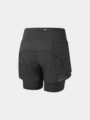 Ronhill Women's Tech 4.5" Twin Short-All Black