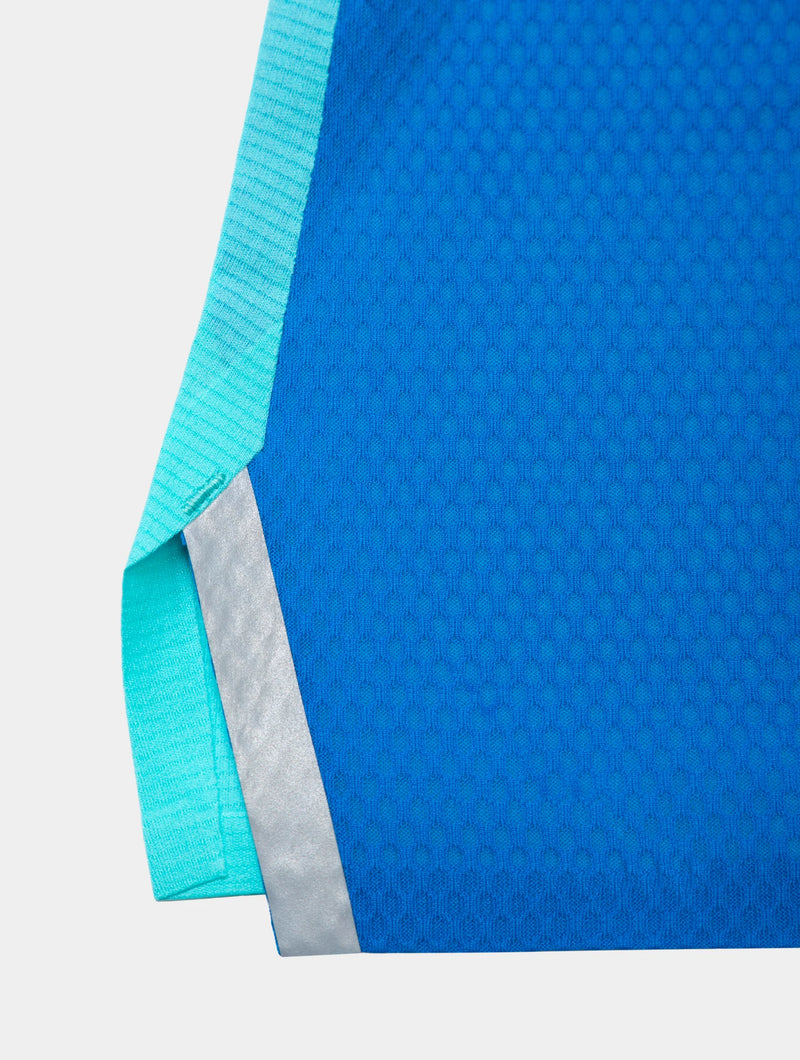 Ronhill Women's Tech Race S/S Tee-Aquamint/El Blue