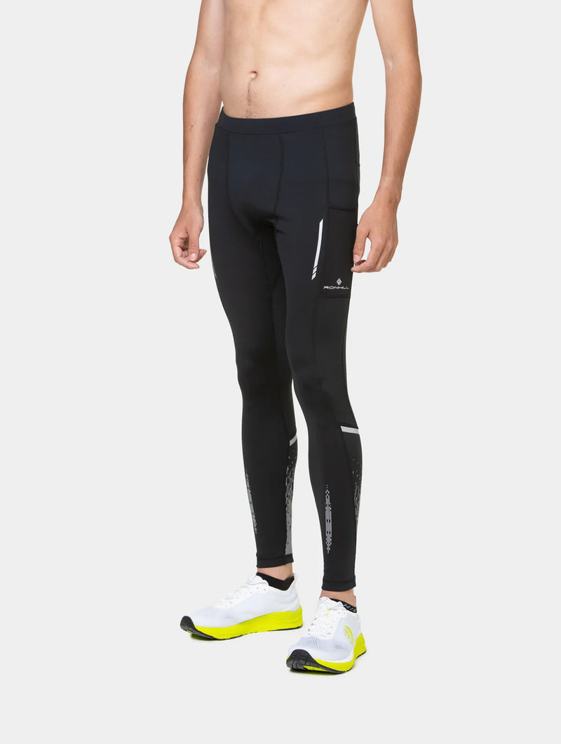 Ronhill Men's Tech Reflect Tight-Black/Reflect