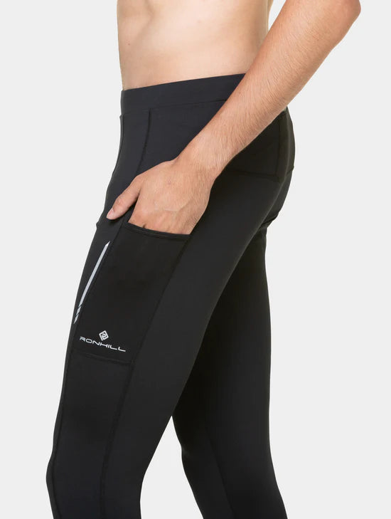 Ronhill Men's Tech Reflect Tight-Black/Reflect