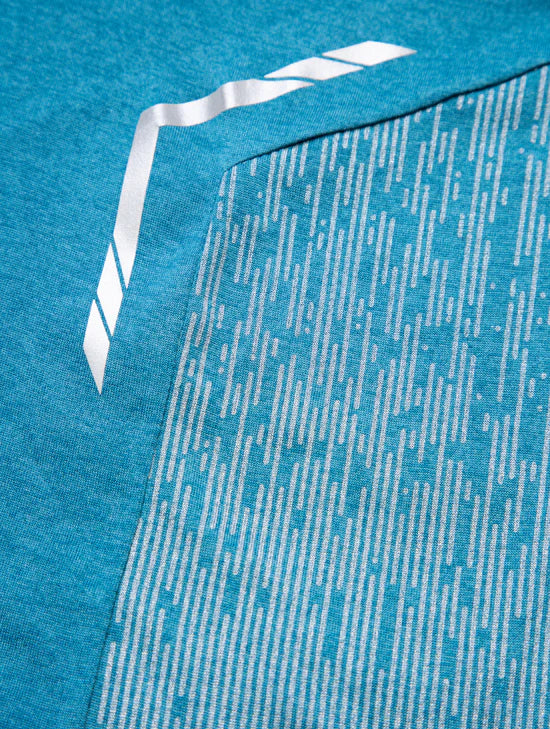 Ronhill Men's Tech Reflect L/S Tee-Deep Teal/Reflect