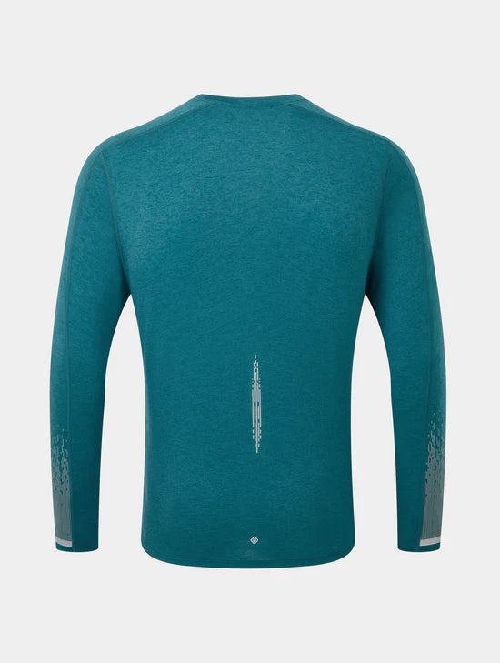 Ronhill Men's Tech Reflect L/S Tee-Deep Teal/Reflect