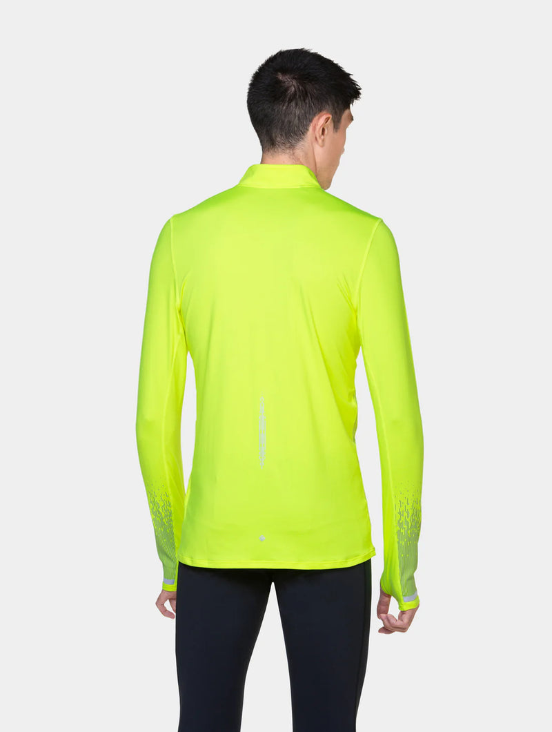 Ronhill Men's Tech Reflect 1/2 Zip-Fluo Yellow/Reflect
