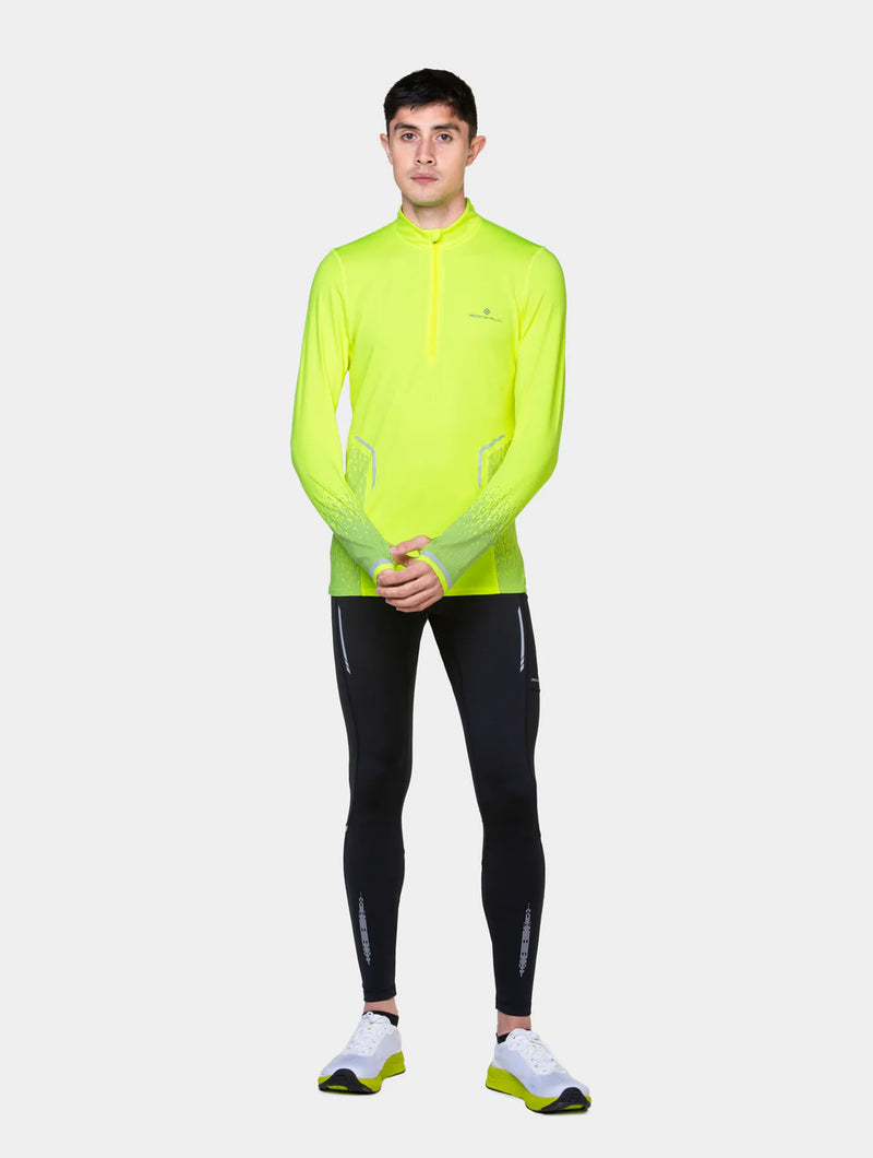 Ronhill Men's Tech Reflect 1/2 Zip-Fluo Yellow/Reflect