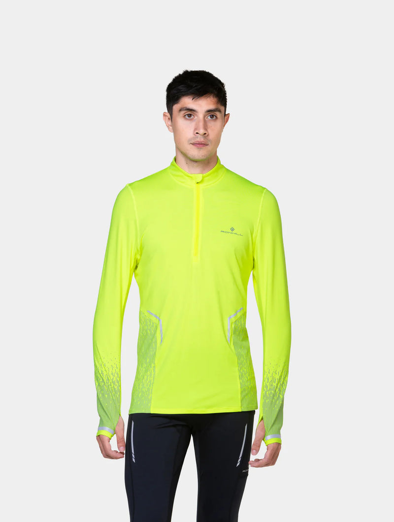 Ronhill Men's Tech Reflect 1/2 Zip-Fluo Yellow/Reflect