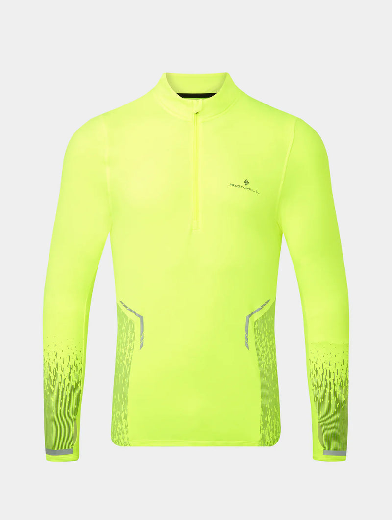 Ronhill Men's Tech Reflect 1/2 Zip-Fluo Yellow/Reflect