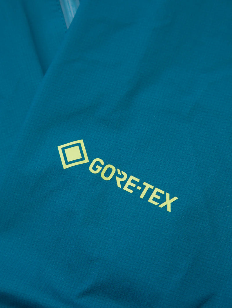 Ronhill Men's Tech GORE-TEX® Mercurial Jacket-Deep Teal/Acid