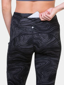 Ronhill Women's Tech Deluxe Tight-Black/Charcoal