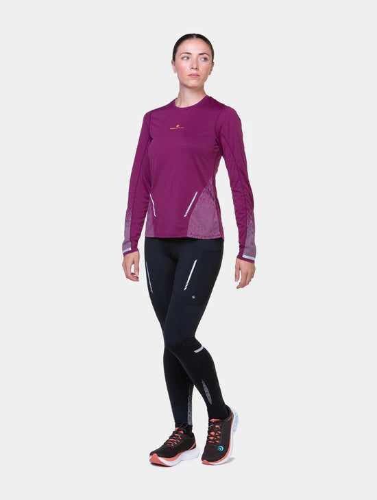 Ronhill Women's Tech Reflect Tight-Black/Reflect