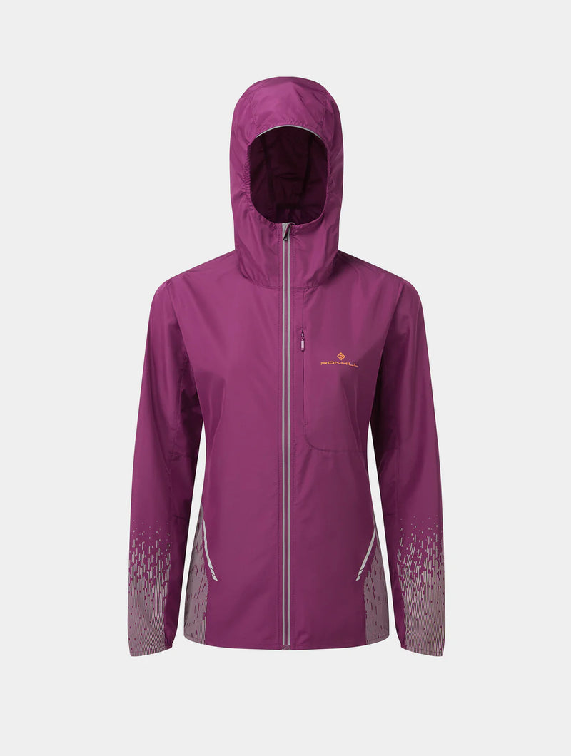 Ronhill Women's Tech Reflect Jacket-Blackcurrant/Reflect