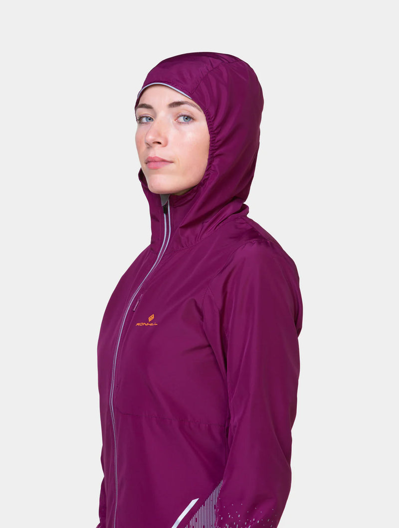 Ronhill Women's Tech Reflect Jacket-Blackcurrant/Reflect