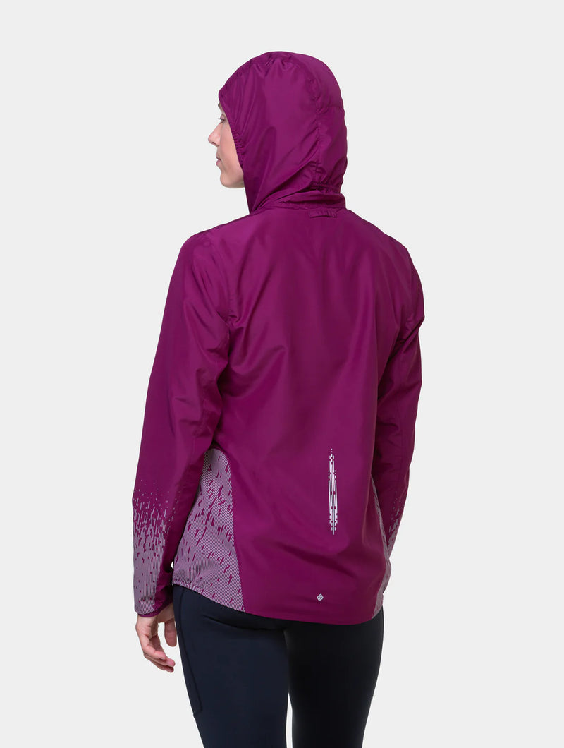 Ronhill Women's Tech Reflect Jacket-Blackcurrant/Reflect