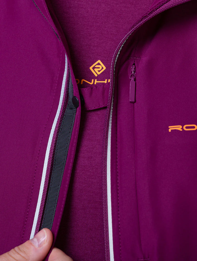 Ronhill Women's Tech Reflect Jacket-Blackcurrant/Reflect