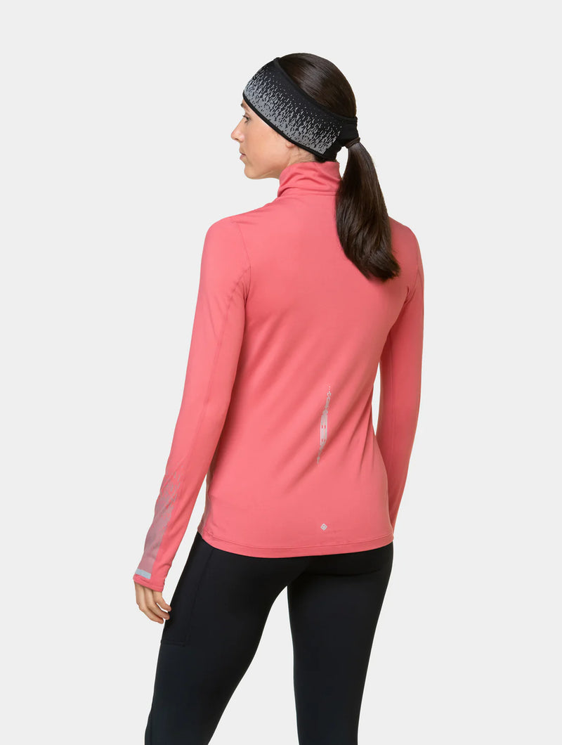 Ronhill Women's Tech Reflect 1/2 Zip-Salsa/Reflect