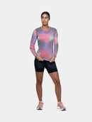 Ronhill Women's Tech Golden Hour L/S Tee-Multi Glow