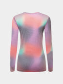 Ronhill Women's Tech Golden Hour L/S Tee-Multi Glow