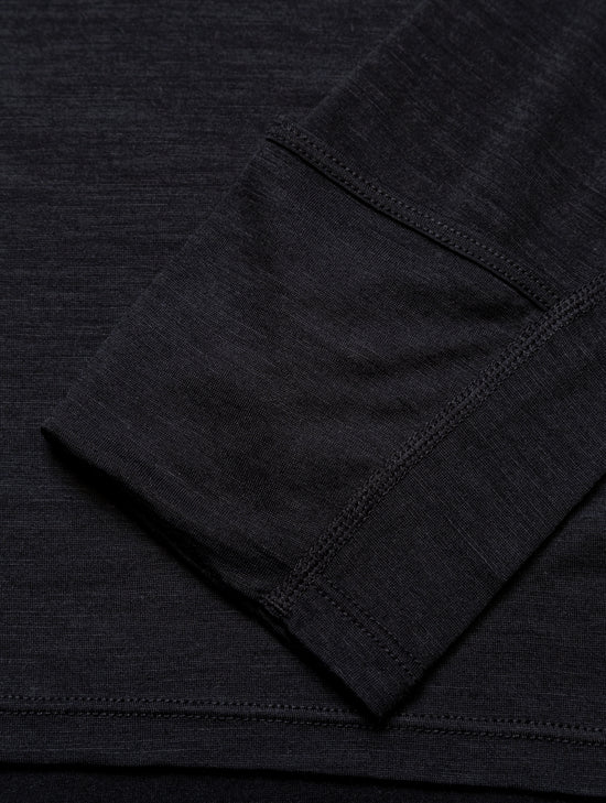 Ronhill Men's Tech Merino 1/2 Zip-Black/Lake