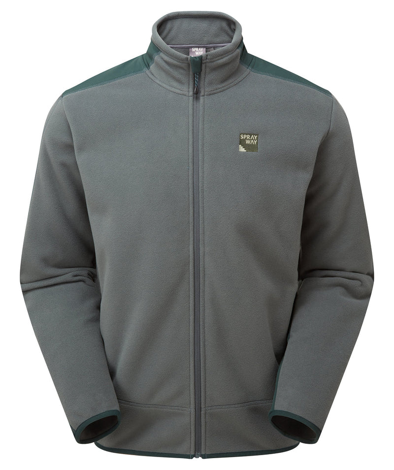 Sprayway WNW Men's Fleece Jacket-Bonsai/Dk Spruce