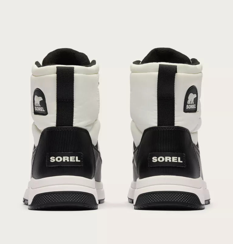 Sorel Women's WHITNEY III Mid Waterproof Boots-Sea Salt, Black