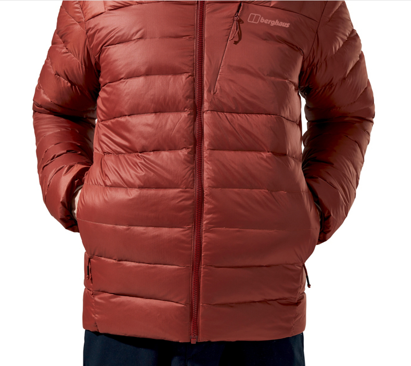 Berghaus Men's Silksworth Hooded Down Insulated Jacket-Red