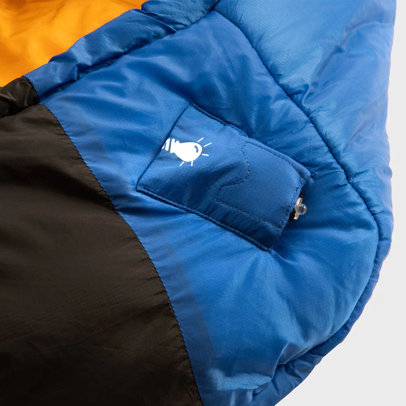 Snugpak Softie Expansion 3 Sleeping Bag-Left Side Zip-Azure/Black