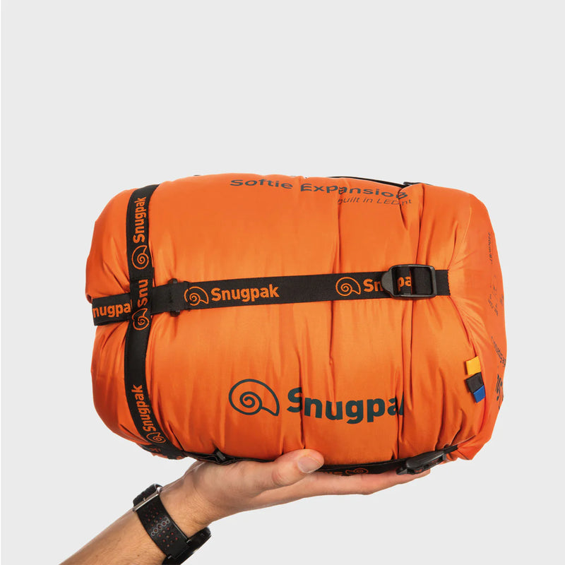 Snugpak Softie Expansion 3 Sleeping Bag-Left Side Zip-Azure/Black