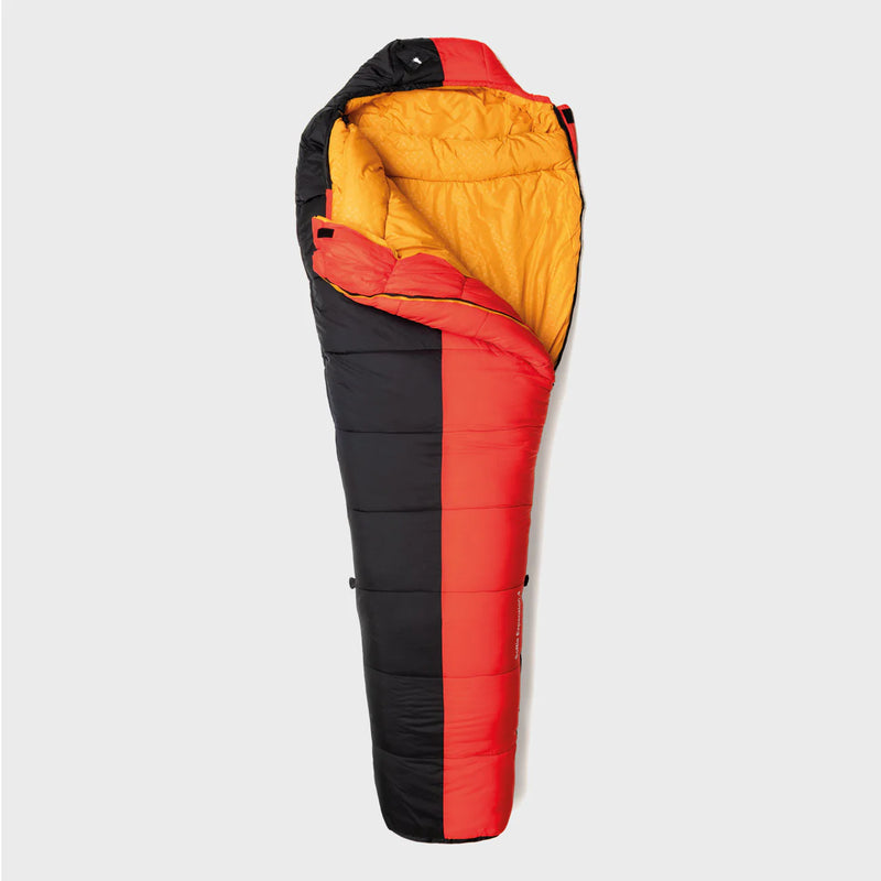 Snugpak Softie Expansion 4 Sleeping bag-Left Side Zip-Black/Red