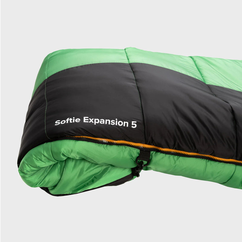 Snugpak Softie Expansion 5 Sleeping bag-Left Side Zip-Kiwi/Black