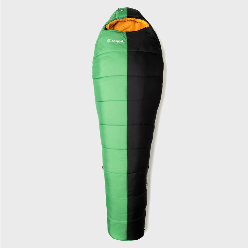 Snugpak Softie Expansion 5 Sleeping bag-Left Side Zip-Kiwi/Black