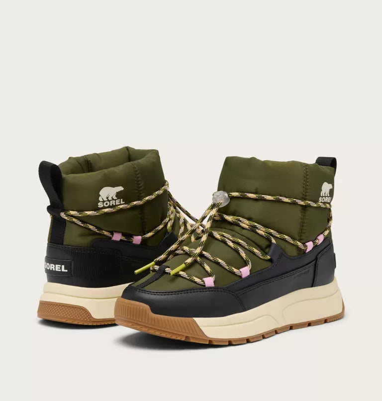 Sorel Women's WHITNEY™ IIl Slip-On Waterproof Boots-Utility Green, Black