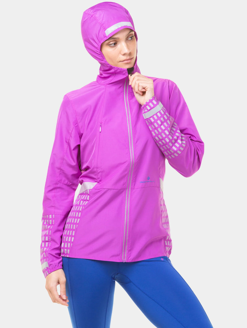 Ronhill Women's Tech Afterhours Jacket-Thistle/Cobalt/Rflct