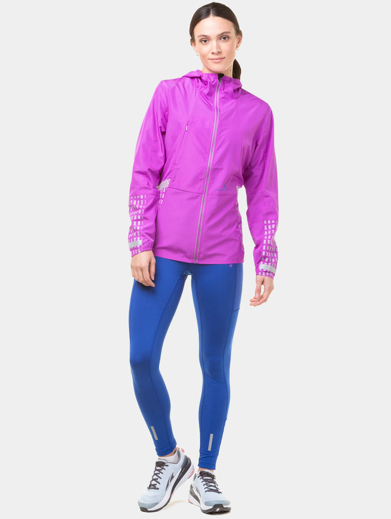 Ronhill Women's Tech Afterhours Jacket-Thistle/Cobalt/Rflct