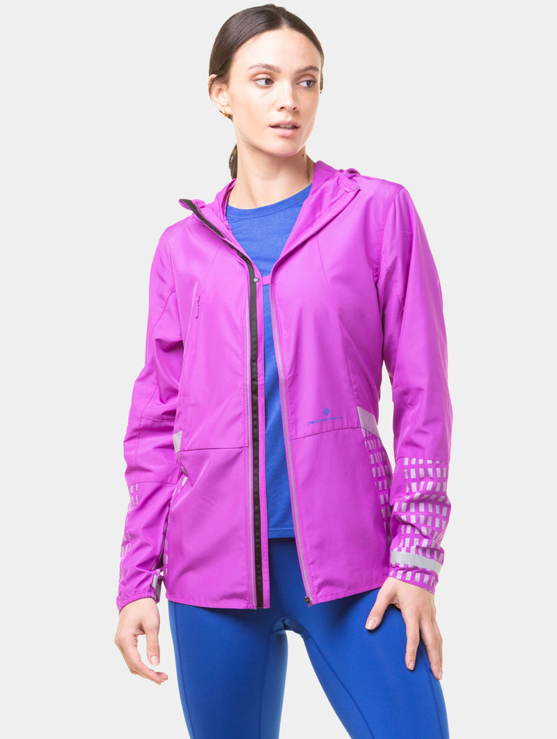 Ronhill Women's Tech Afterhours Jacket-Thistle/Cobalt/Rflct