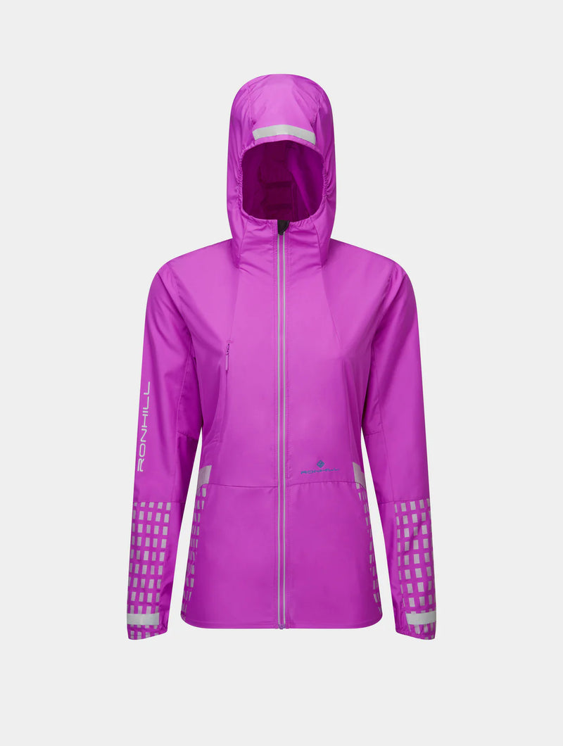 Ronhill Women's Tech Afterhours Jacket-Thistle/Cobalt/Rflct